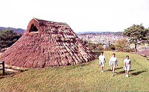 Japanese pit house Japanese pit house