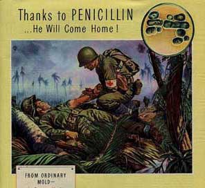 World War II, penicillin