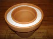 Fill space with sand Fill space with sand